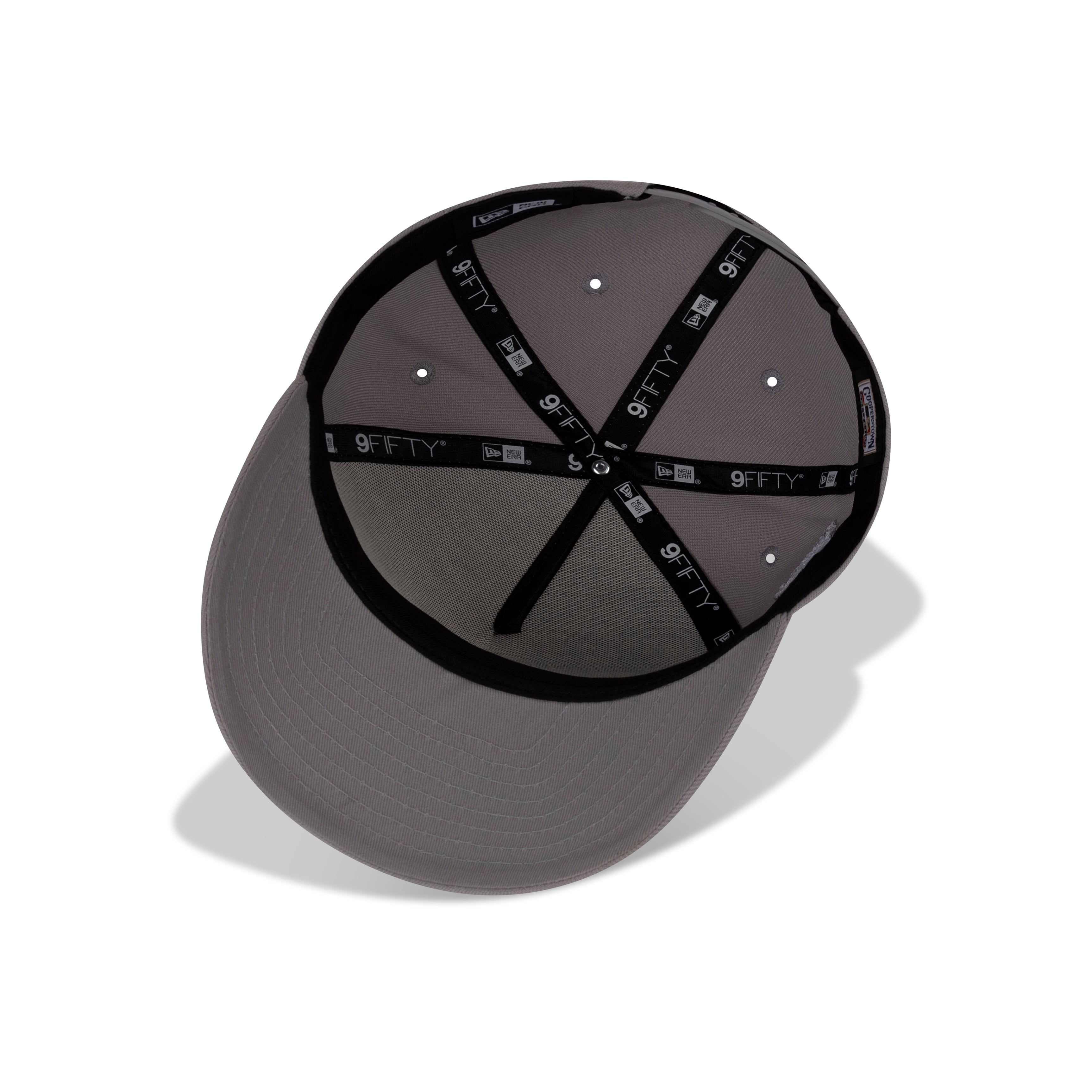 New Era New York Mets A-Frame Snapback Grey Bottom "Grey White Black" (1986 World Series Champions Embroidery)