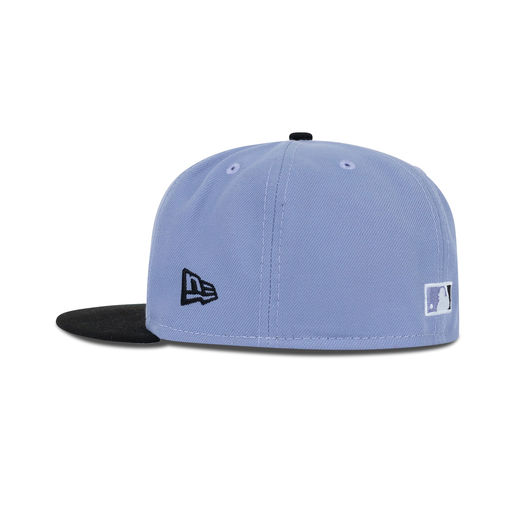 New Era New York Mets Fitted Grey Bottom "Lavender Black" (1962-1986 25th Anniversary Embroidery)