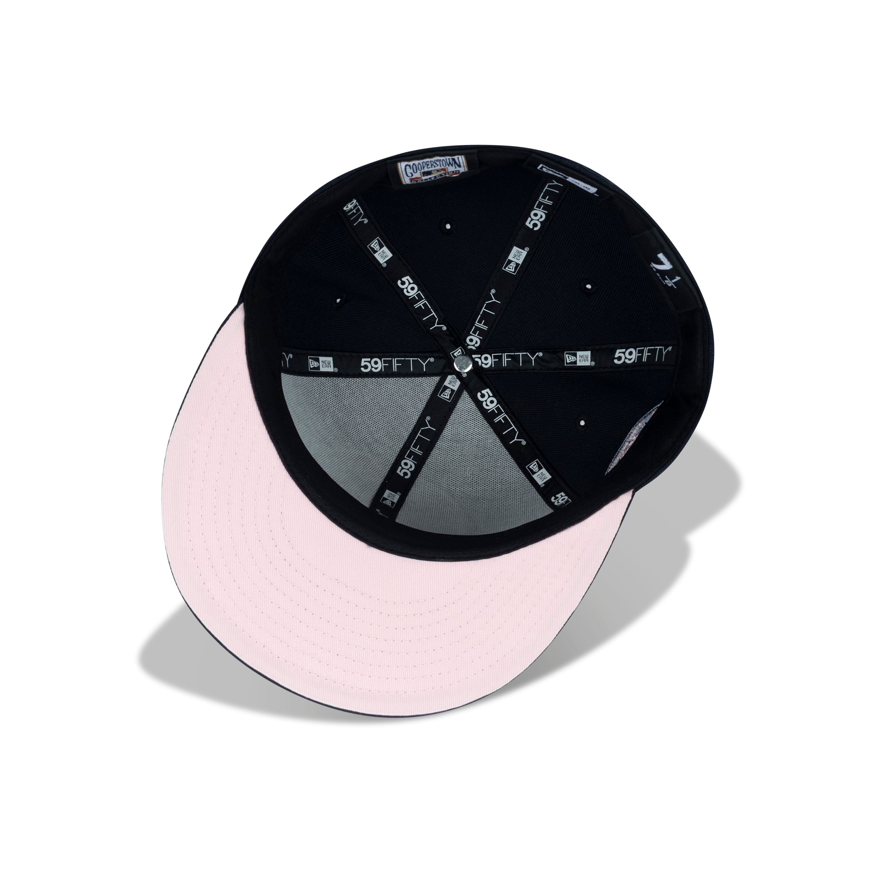 New Era New York Mets Fitted Pink Bottom "Navy Pink Silver" (2013 All Star Game Embroidery)