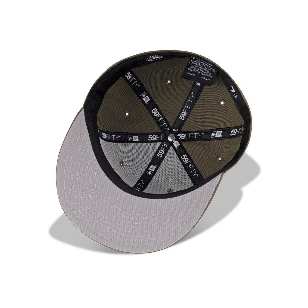 New Era New York Mets Color Pack Fitted Gray Bottom "Olive"