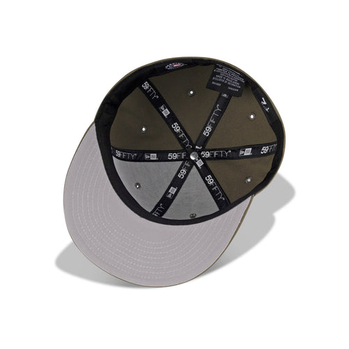 New Era New York Mets Color Pack Fitted Gray Bottom "Olive"