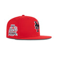 New Era New York Mets Fitted Grey Bottom "Front Door Red Black White" (1962-2002 40th Anniversary Embroidery)