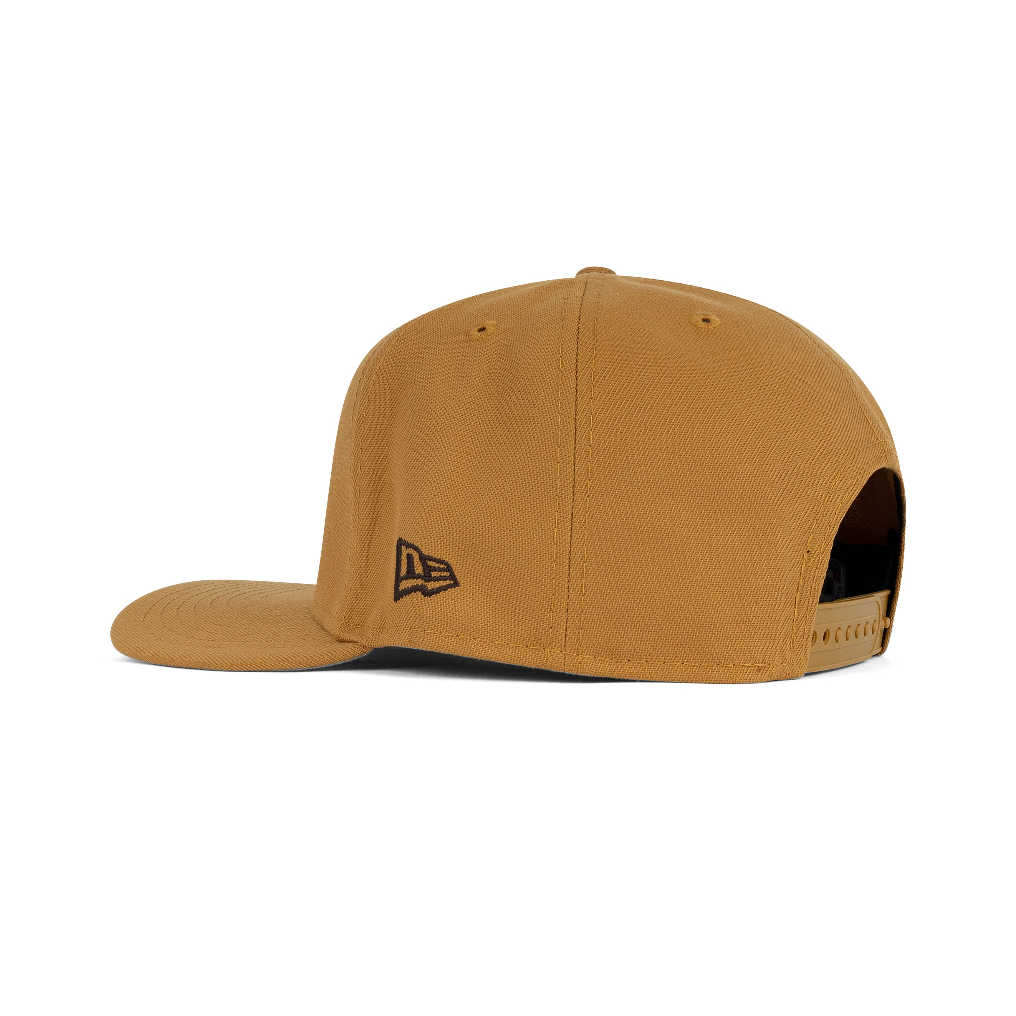 New Era New York Mets A-Frame Snapback Grey Bottom "Tan Brown Orange" (World Champions Embroidery)