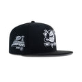 New Era Anaheim Mighty Ducks Fitted Grey Bottom "Black Metallic Aluminum White" (2007 Stanley Cup Champions Embroidery)