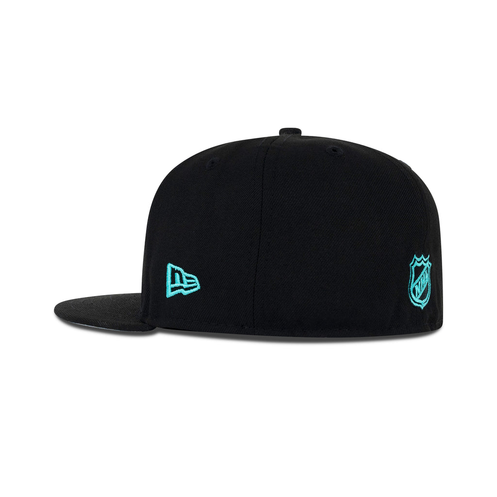 New Era Anaheim Mighty Ducks Fitted Grey Bottom "Black White Teal Gold"