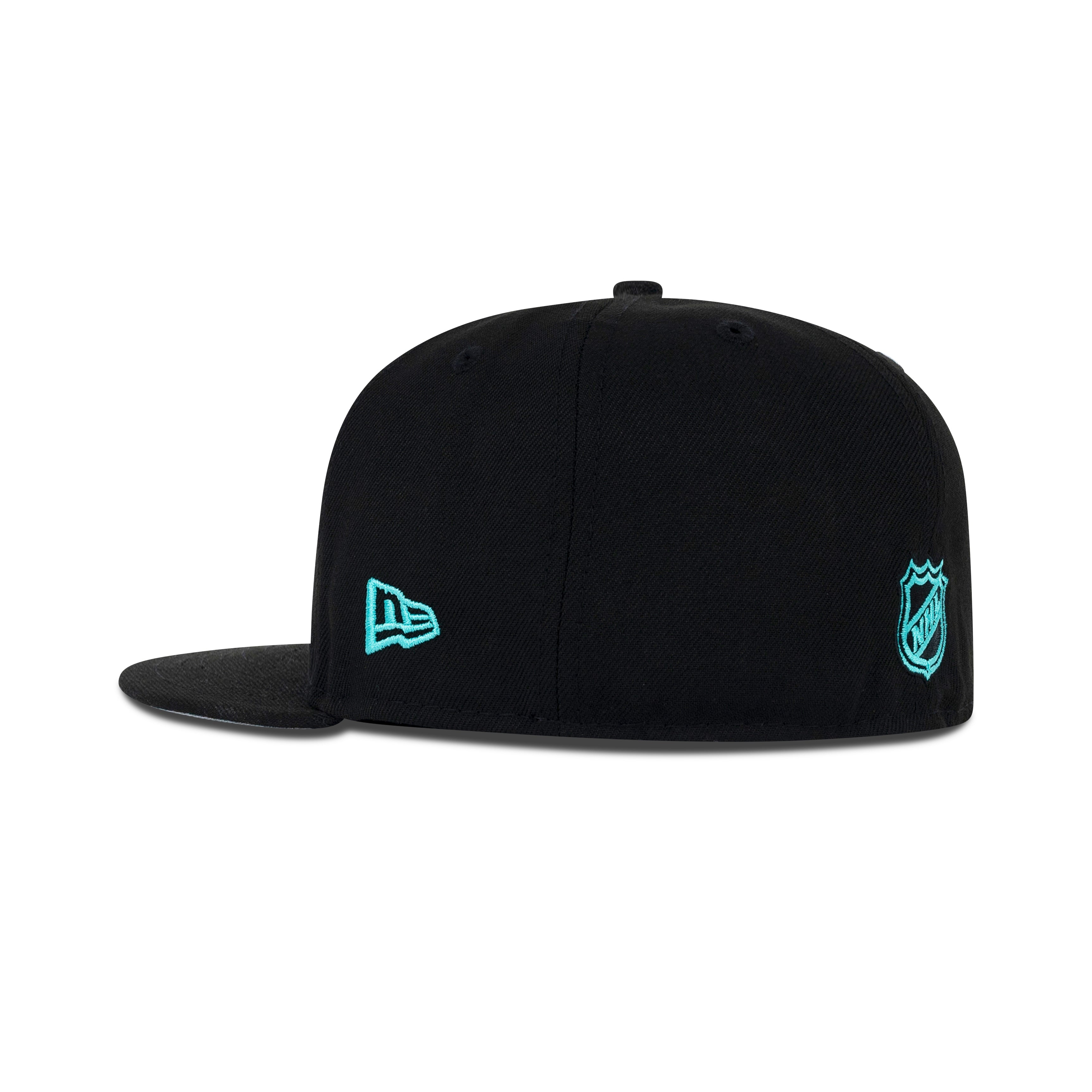 New Era Anaheim Mighty Ducks Fitted Grey Bottom "Black White Teal Gold"