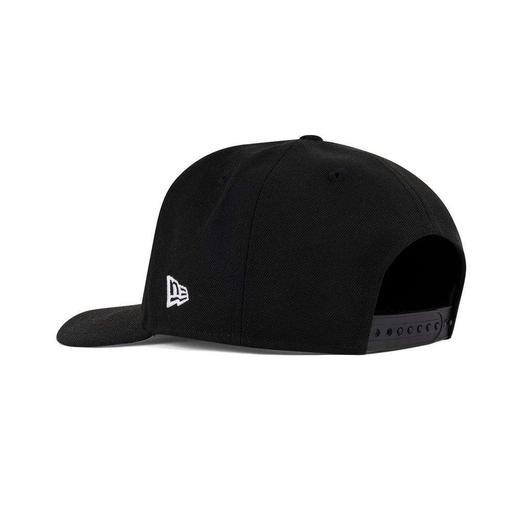 New Era North Carolina Tar Heels A-Frame Snapback Sky Bottom "Black Sky" (1982 NCAA Embroidery)