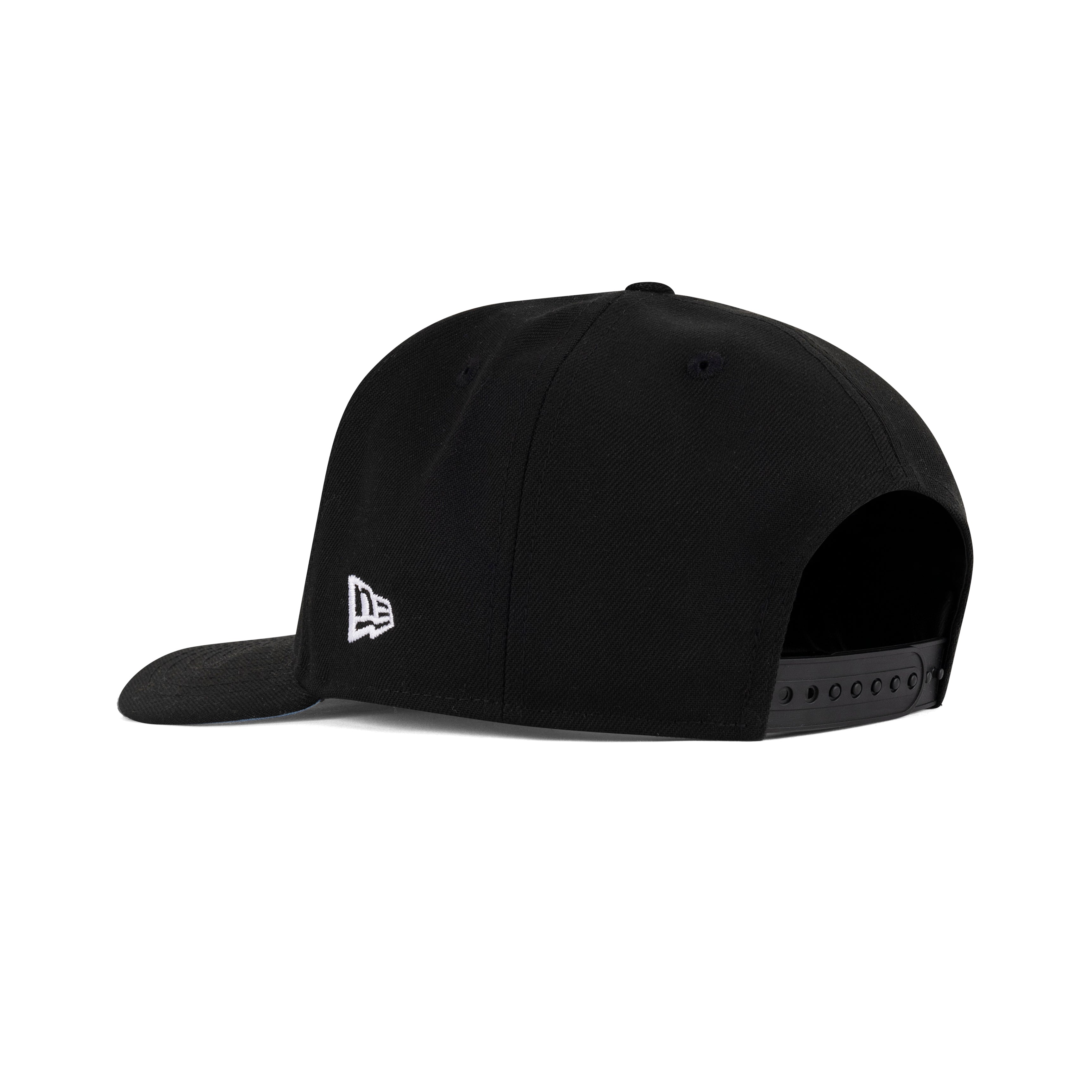 New Era North Carolina Tar Heels A-Frame Snapback Sky Bottom "Black Sky" (1982 NCAA Embroidery)