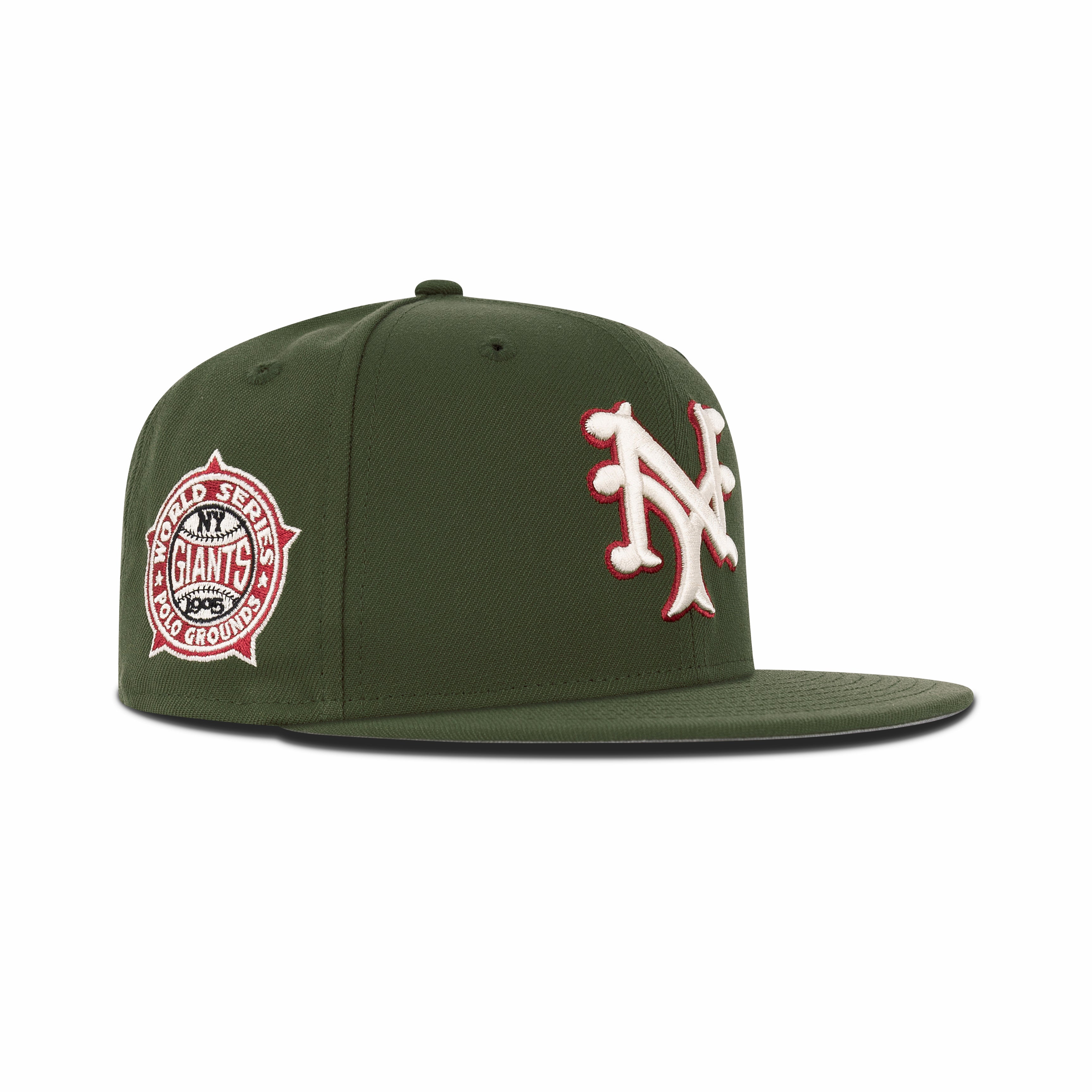 New Era New York Giants Fitted Grey Bottom "Olive Ivory Russet" (1905 World Series Embroidery)