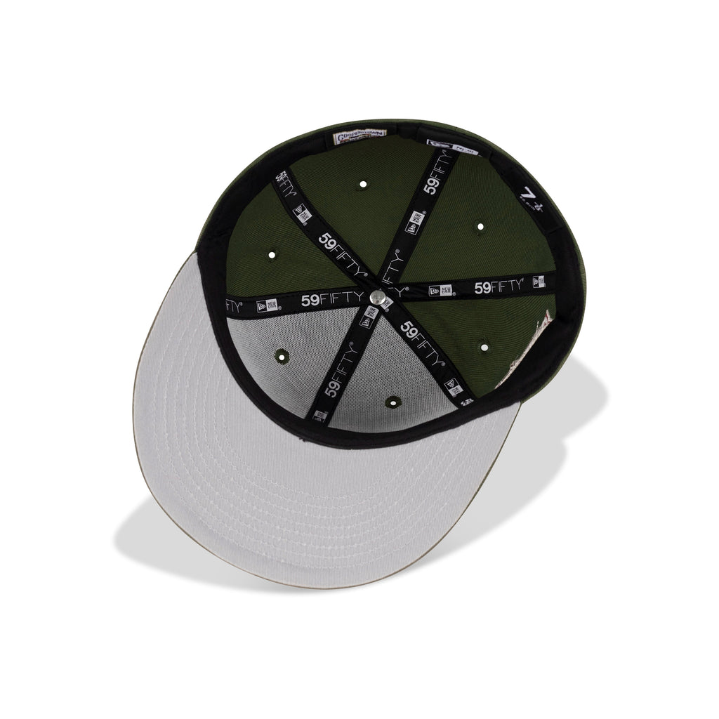 New Era New York Giants Fitted Grey Bottom "Olive Ivory Russet" (1905 World Series Embroidery)