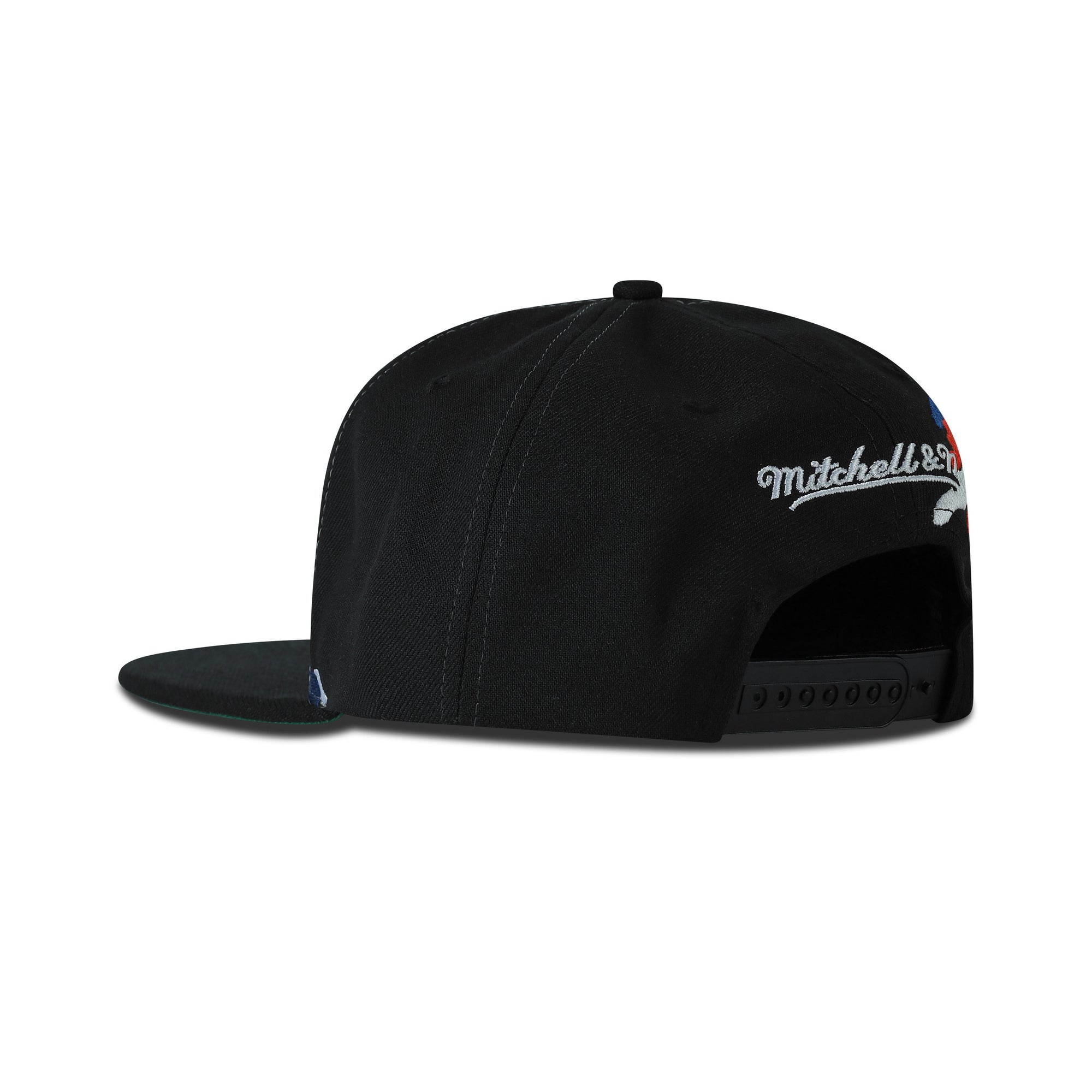 Mitchell & Ness New York Rangers Vintage Paintbrush Snapback Green Bottom "Black Blue Red"