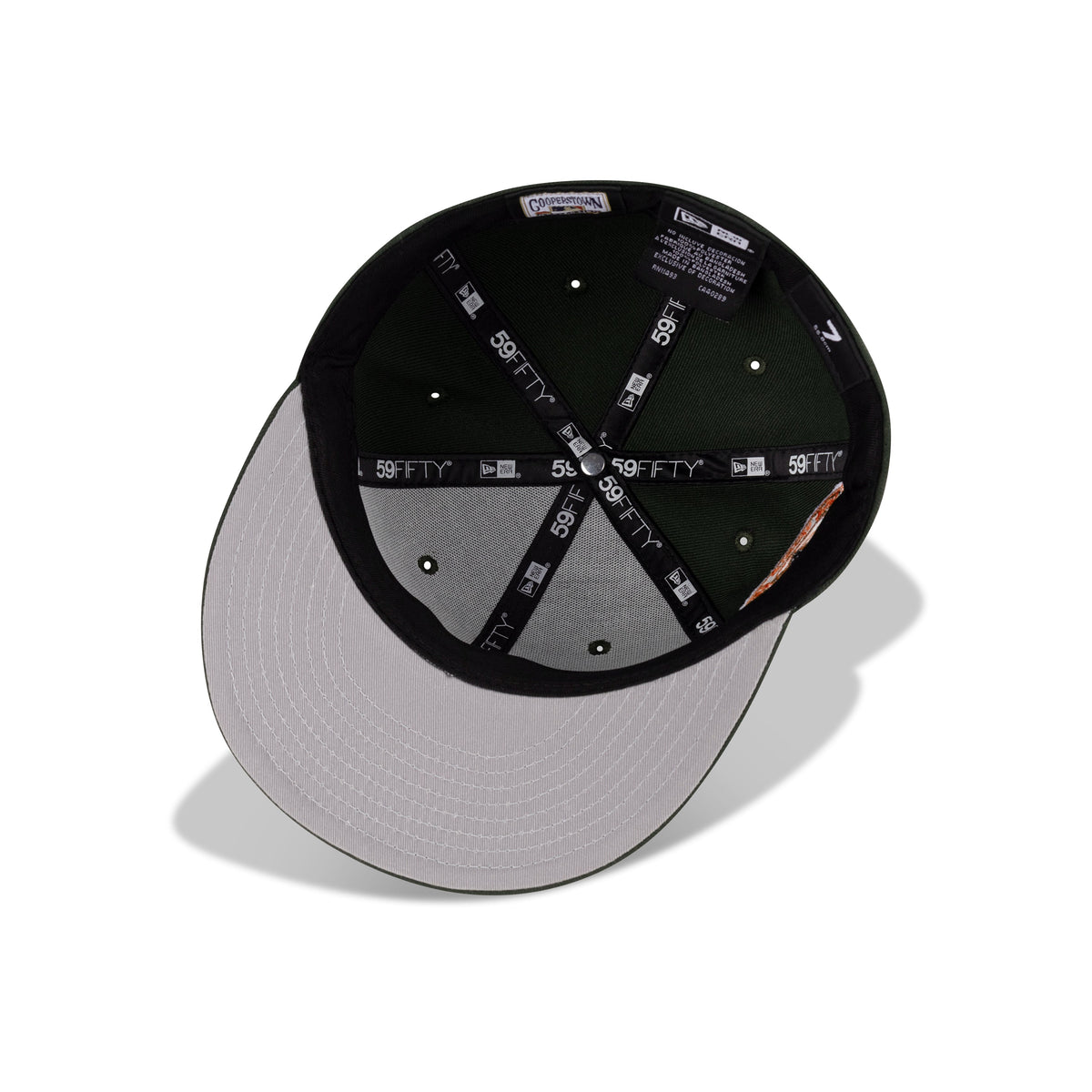 New Era Baltimore Orioles Fitted Gray Bottom "Dark Seaweed Rush Orange White" (1966 World Series Embroidery)