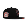 New Era San Diego Padres Fitted Lava Red Bottom "Black Lava Red" (San Diego Stadium Embroidery)