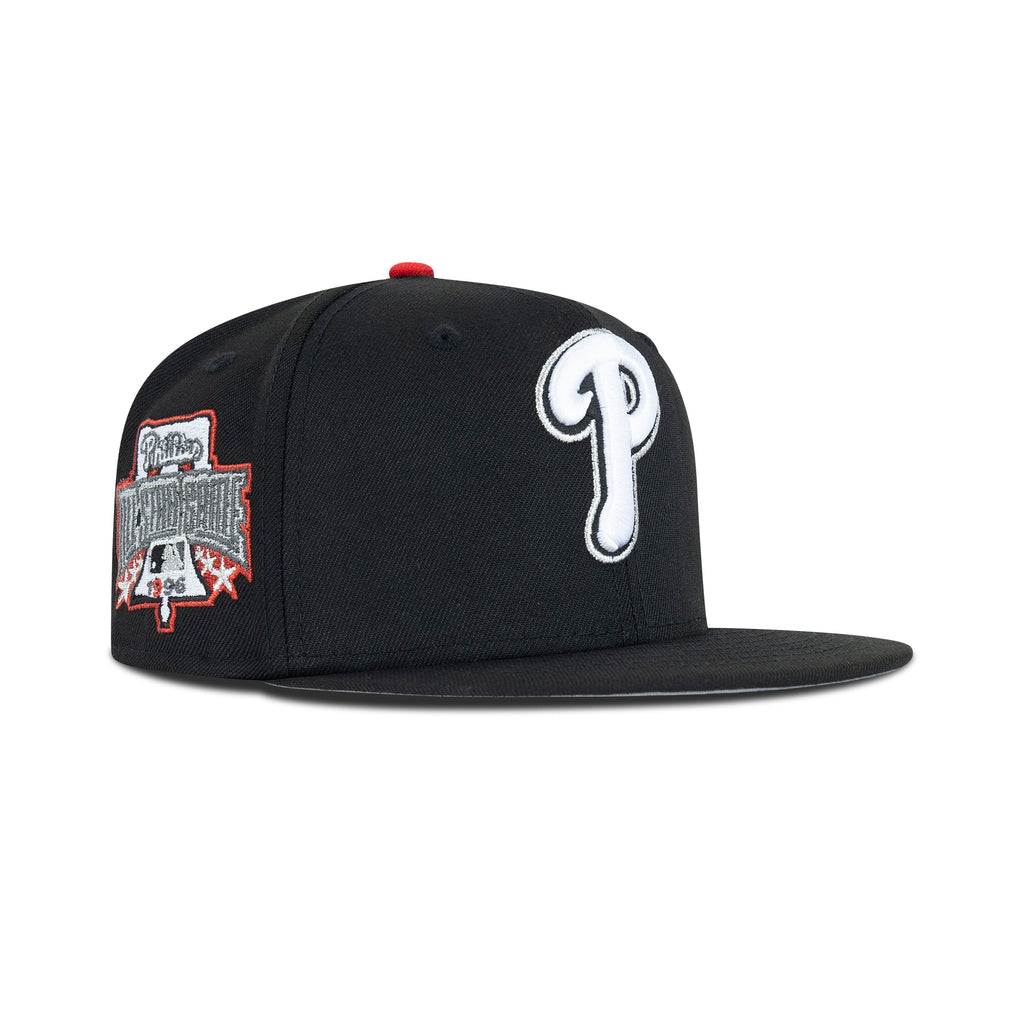 New Era Philadelphia Phillies Fitted Grey Bottom "Black White Silver" (1996 All Star Game Embroidery)