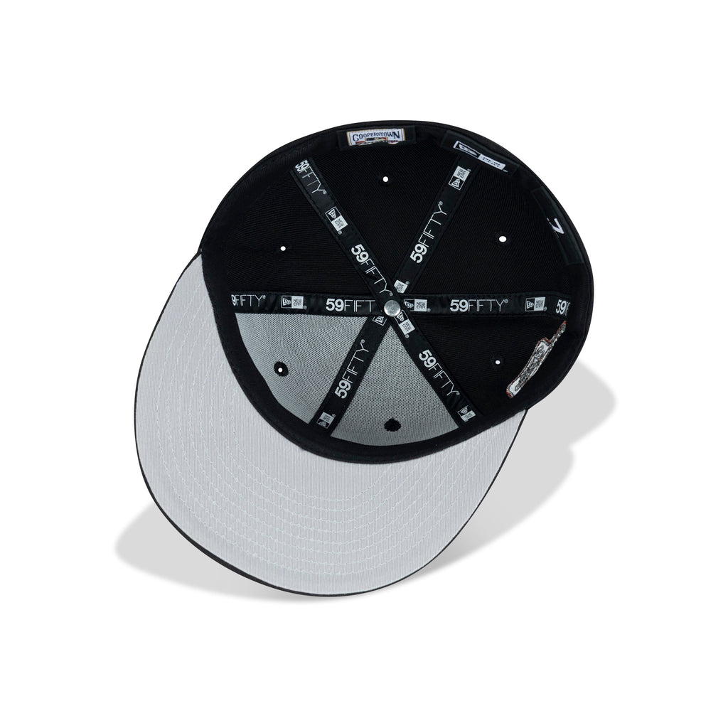 New Era Philadelphia Phillies Fitted Grey Bottom "Black White Silver" (1996 All Star Game Embroidery)