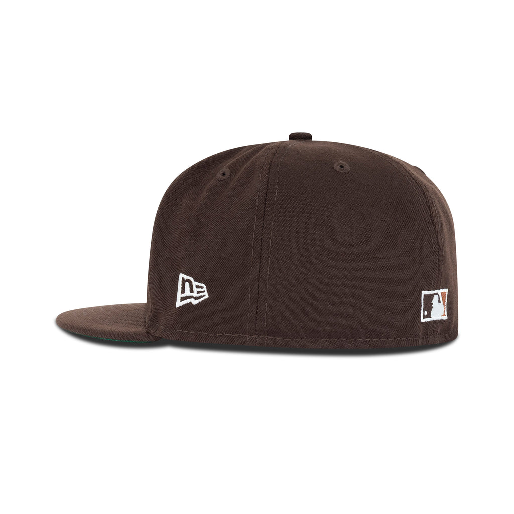 New Era Philadelphia Phillies Fitted Green Bottom "Dark Brown White Copper" (2008 World Series Champions Embroidery)