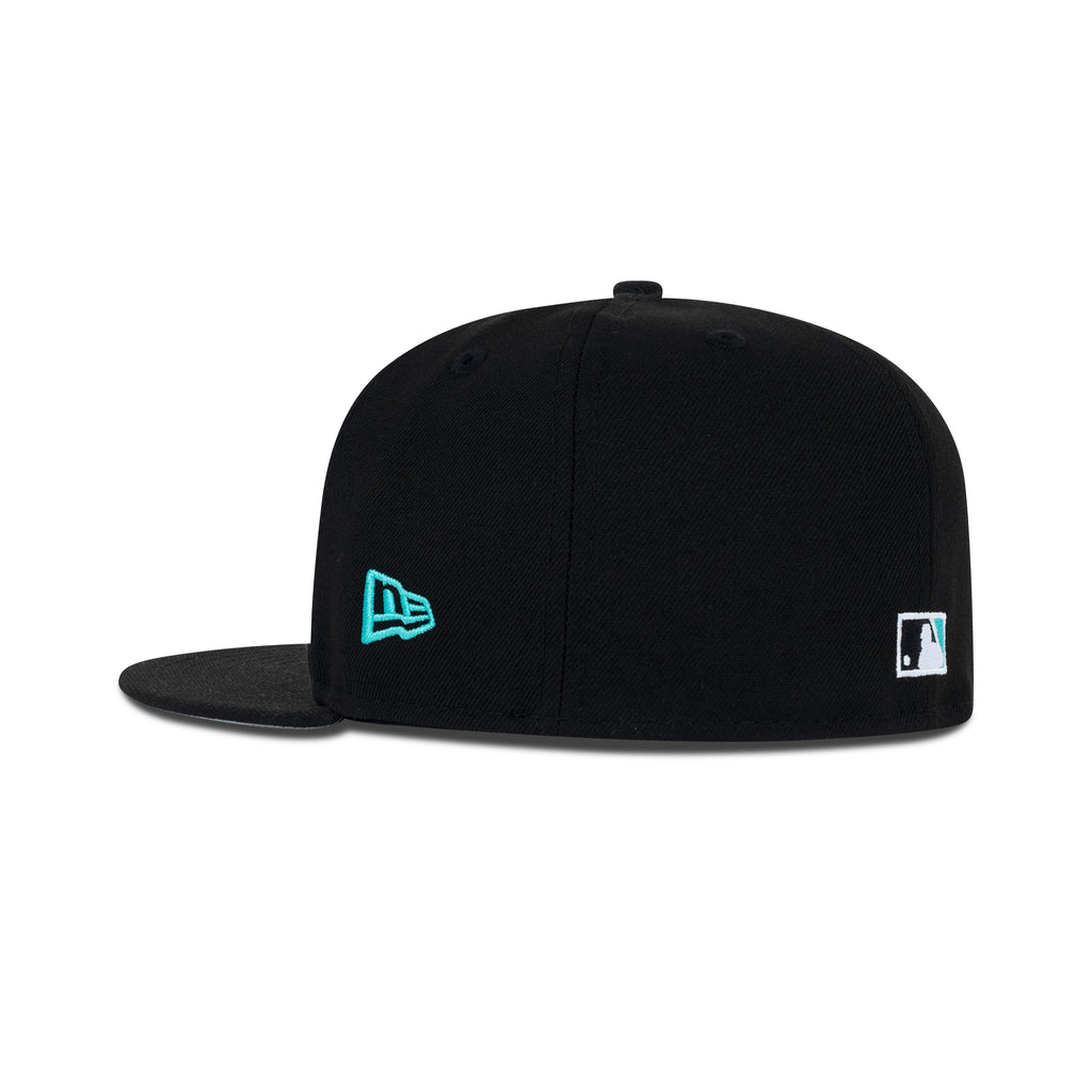 New Era Pittsburgh Pirates Fitted Grey Bottom "Black White Teal" (1960 Pirates Embroidery)