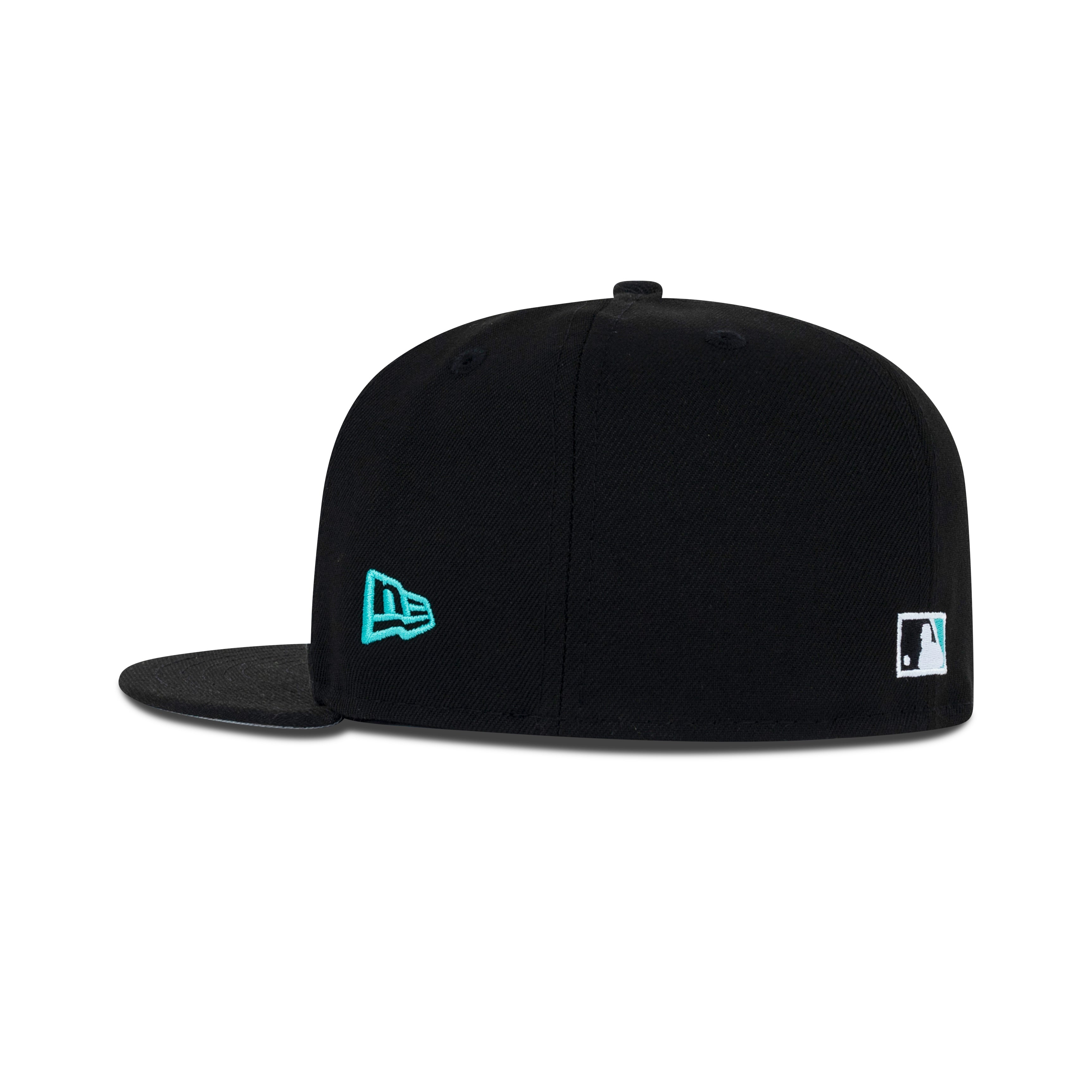 New Era Pittsburgh Pirates Fitted Grey Bottom "Black White Teal" (1960 Pirates Embroidery)