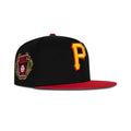 New Era Pittsburgh Pirates Fitted Grey Bottom "Black Red Yellow" (1925 All Star Game Embroidery)