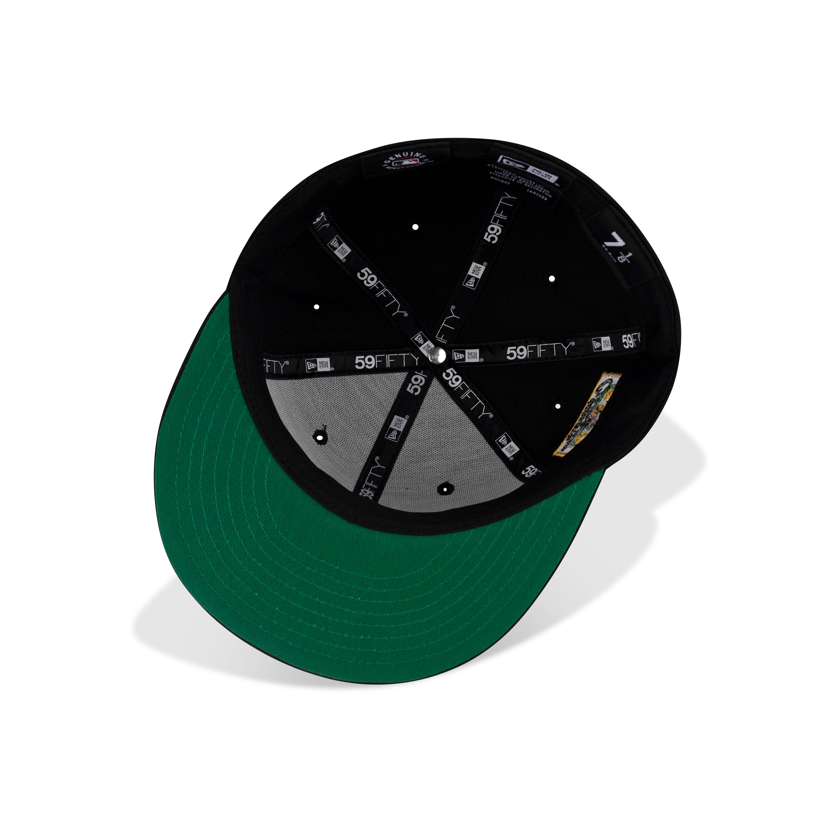 New Era Pittsburgh Pirates Fitted Green Bottom "Black Yellow" (Roberto Clemente Embroidery)