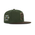 New Era Pittsburgh Pirates Fitted Grey Bottom "Dark Green Walnut Gold" (1960 Pirates Embroidery)