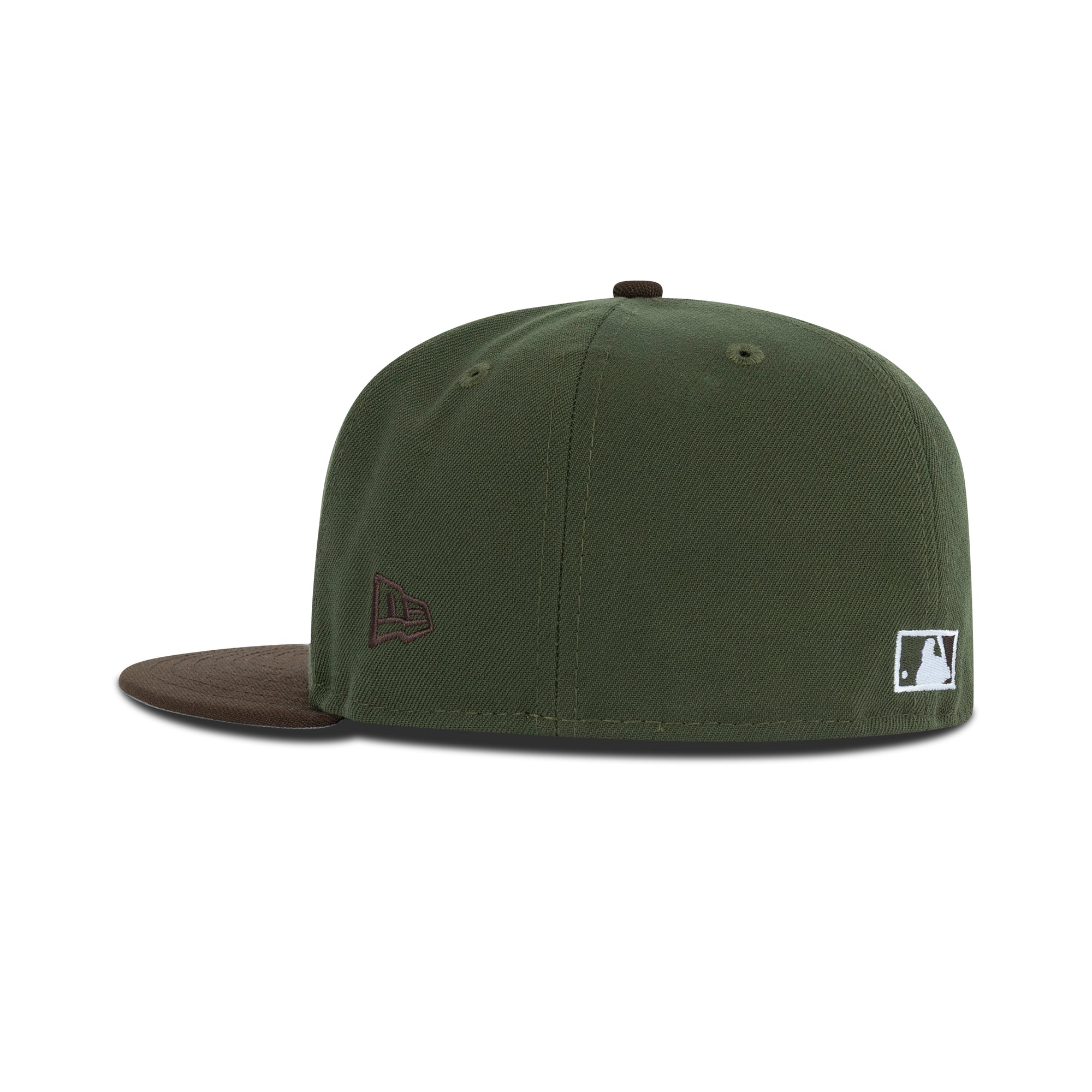 New Era Pittsburgh Pirates Fitted Grey Bottom "Dark Green Walnut Gold" (1960 Pirates Embroidery)