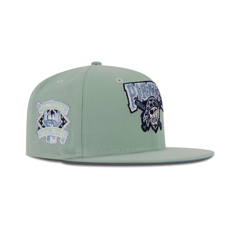 New Era Pittsburgh Pirates Fitted Sky Bottom "Everest Green Sky" (1994 All Star Game Embroidery)