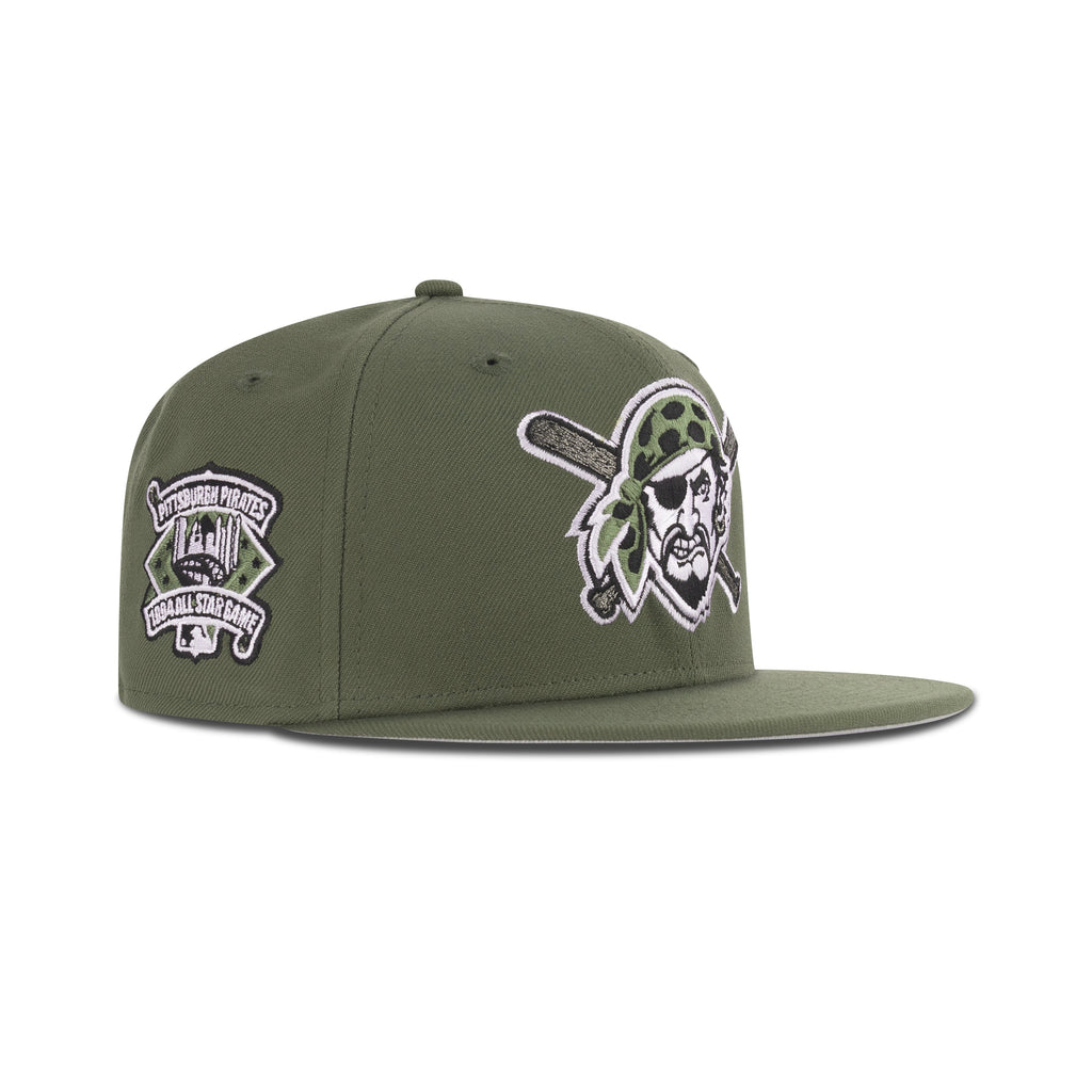 New Era Pittsburgh Pirates Fitted Gray Bottom "New Olive Black" (1994 All Star Game Embroidery)