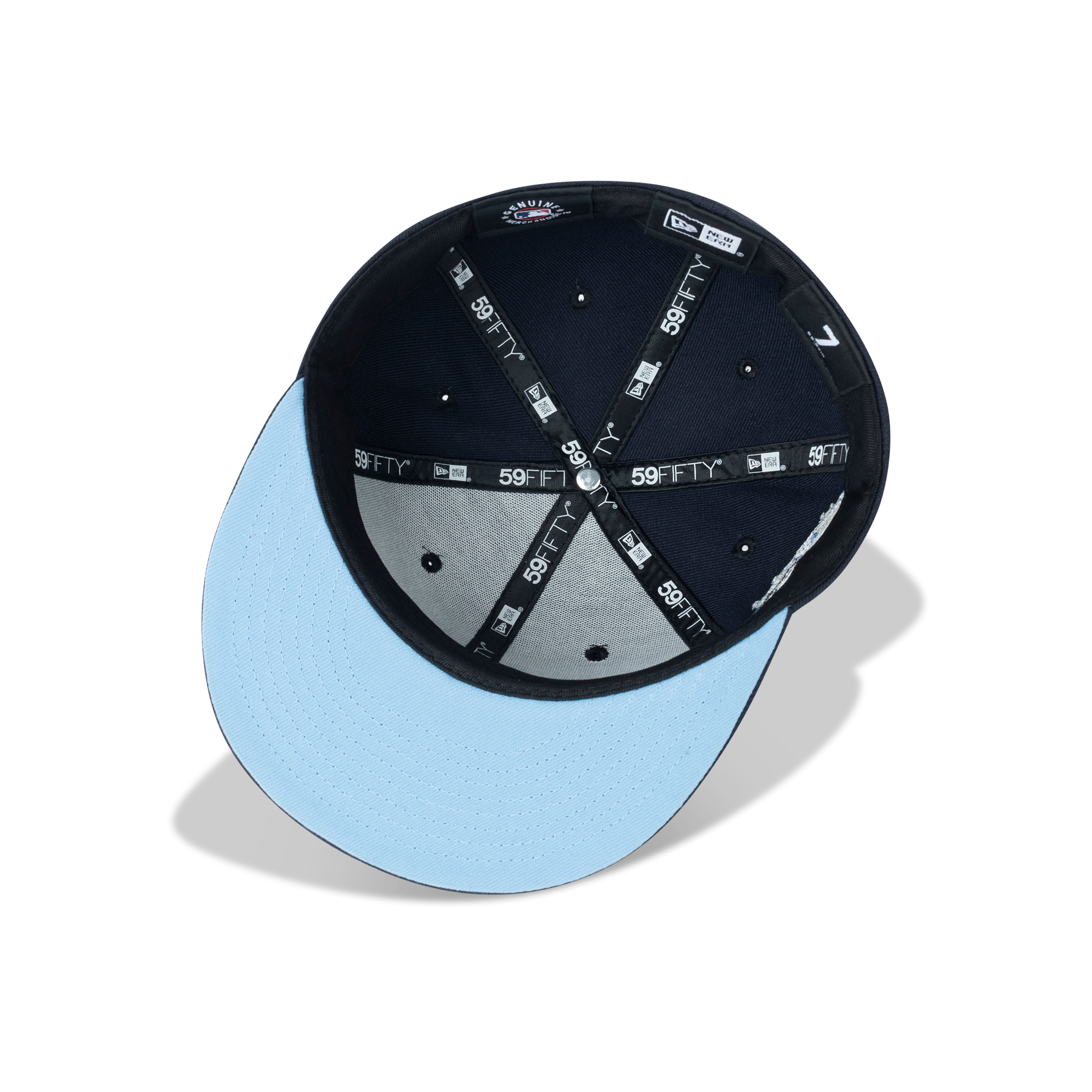 New Era Pittsburgh Pirates Fitted Sky Bottom "Navy Sky" (PNC Park Stadium Embroidery)