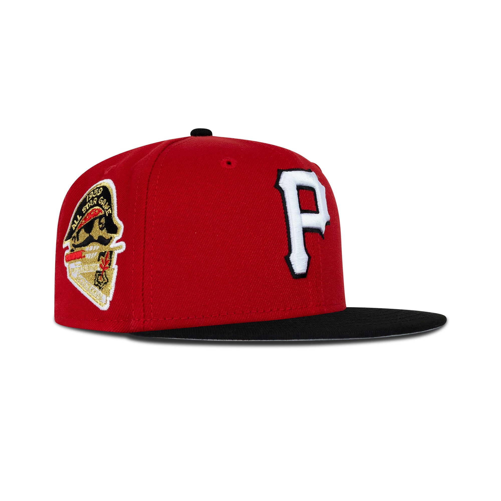 New Era Pittsburgh Pirates Fitted Grey Bottom "Red Black White" (1959 All Star Game Embroidery)