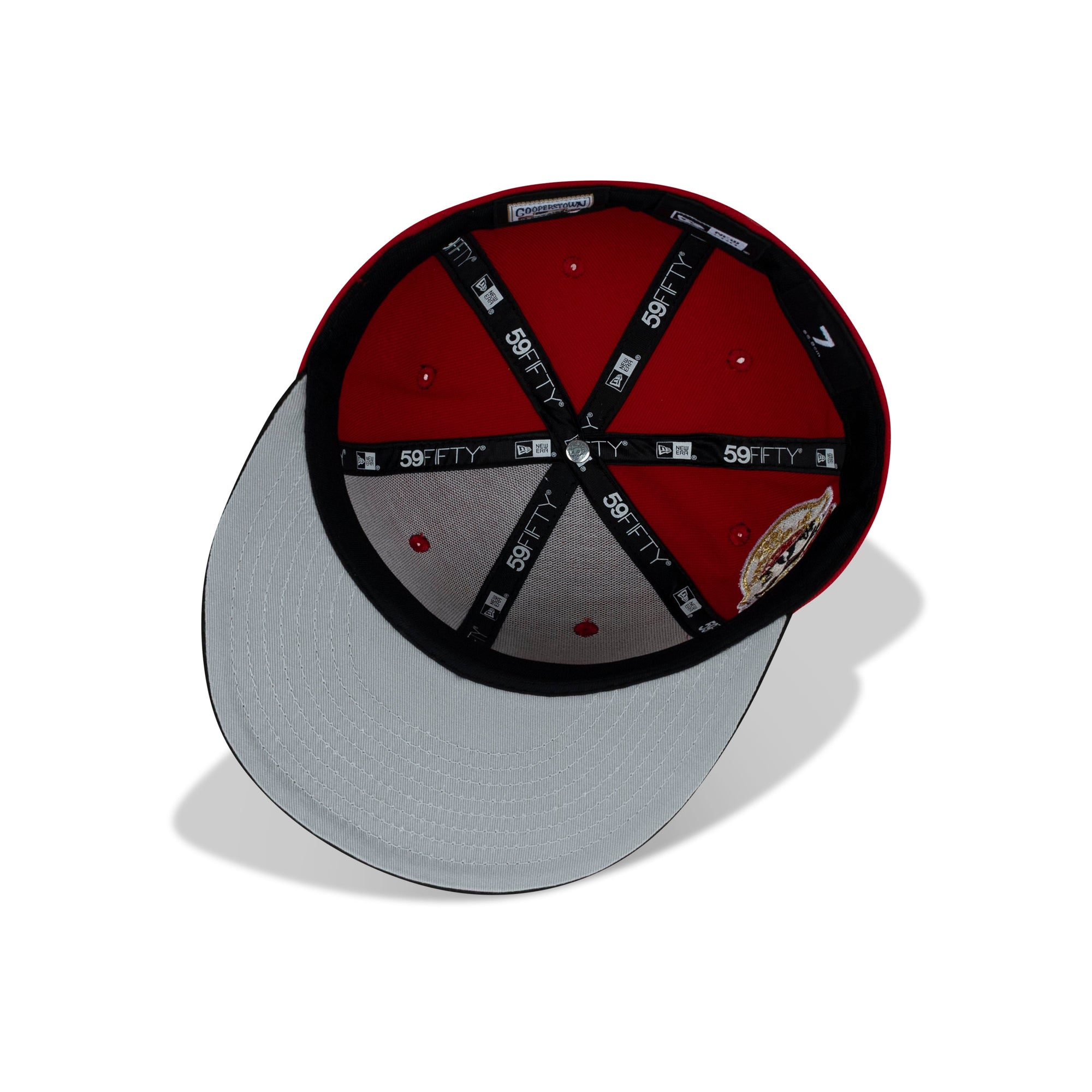 New Era Pittsburgh Pirates Fitted Grey Bottom "Red Black White" (1959 All Star Game Embroidery)
