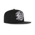 New Era Detroit Pistons Fitted Grey Bottom "Black White"