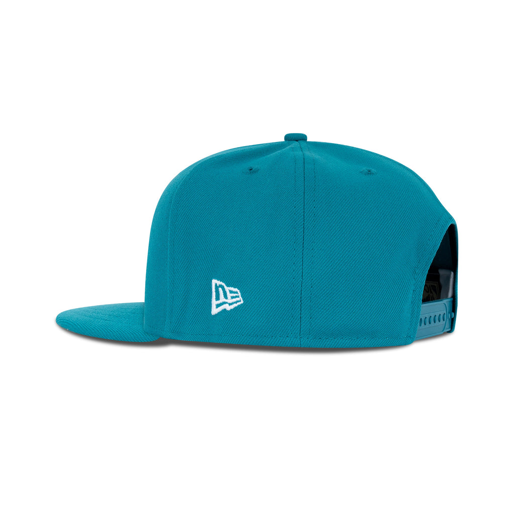 New Era Detroit Pistons Snapback Grey Bottom "Teal Red Silver" (NBA Logo Embroidery)
