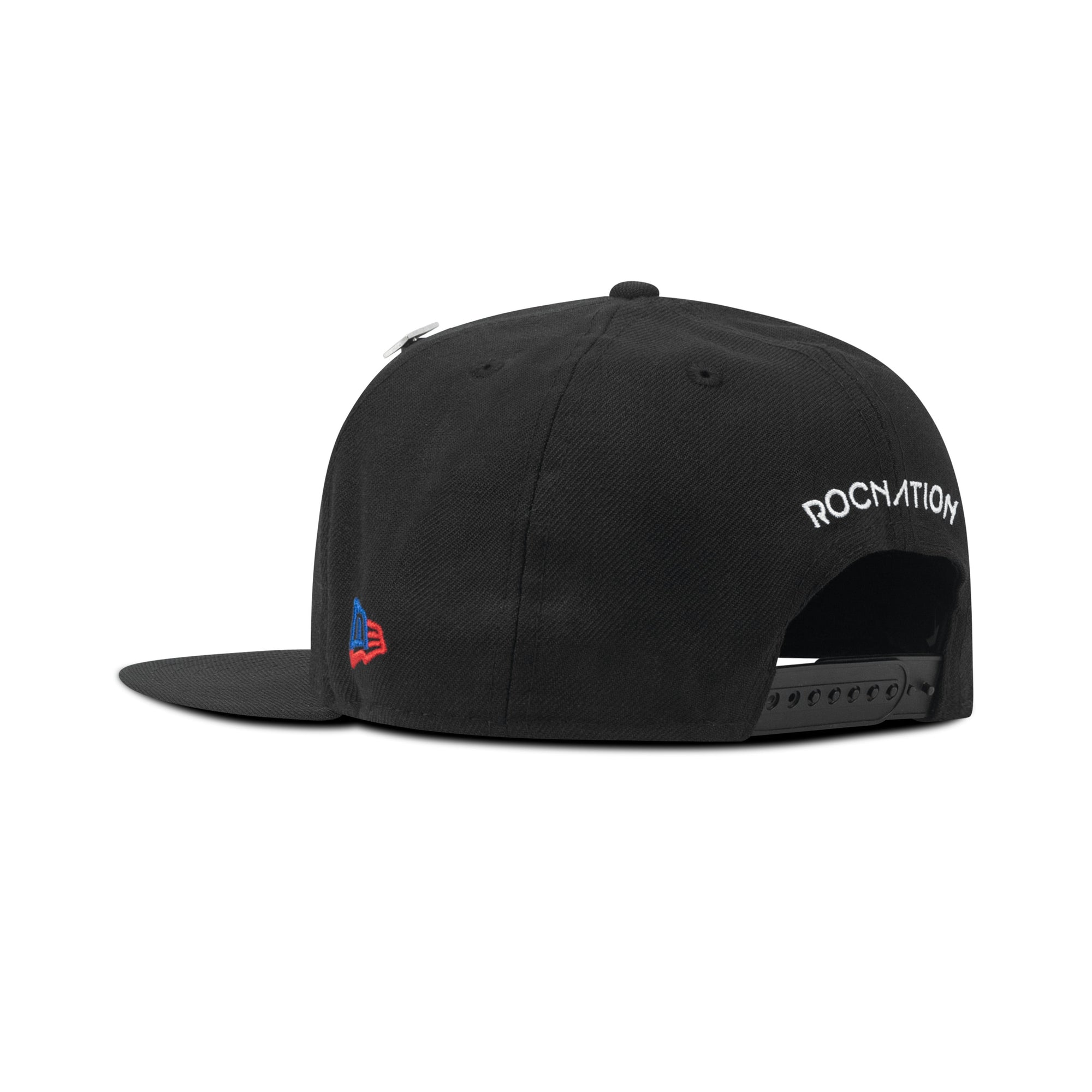 New Era Roc Nation The Crown Original Snapback Black Bottom "Black White Red"
