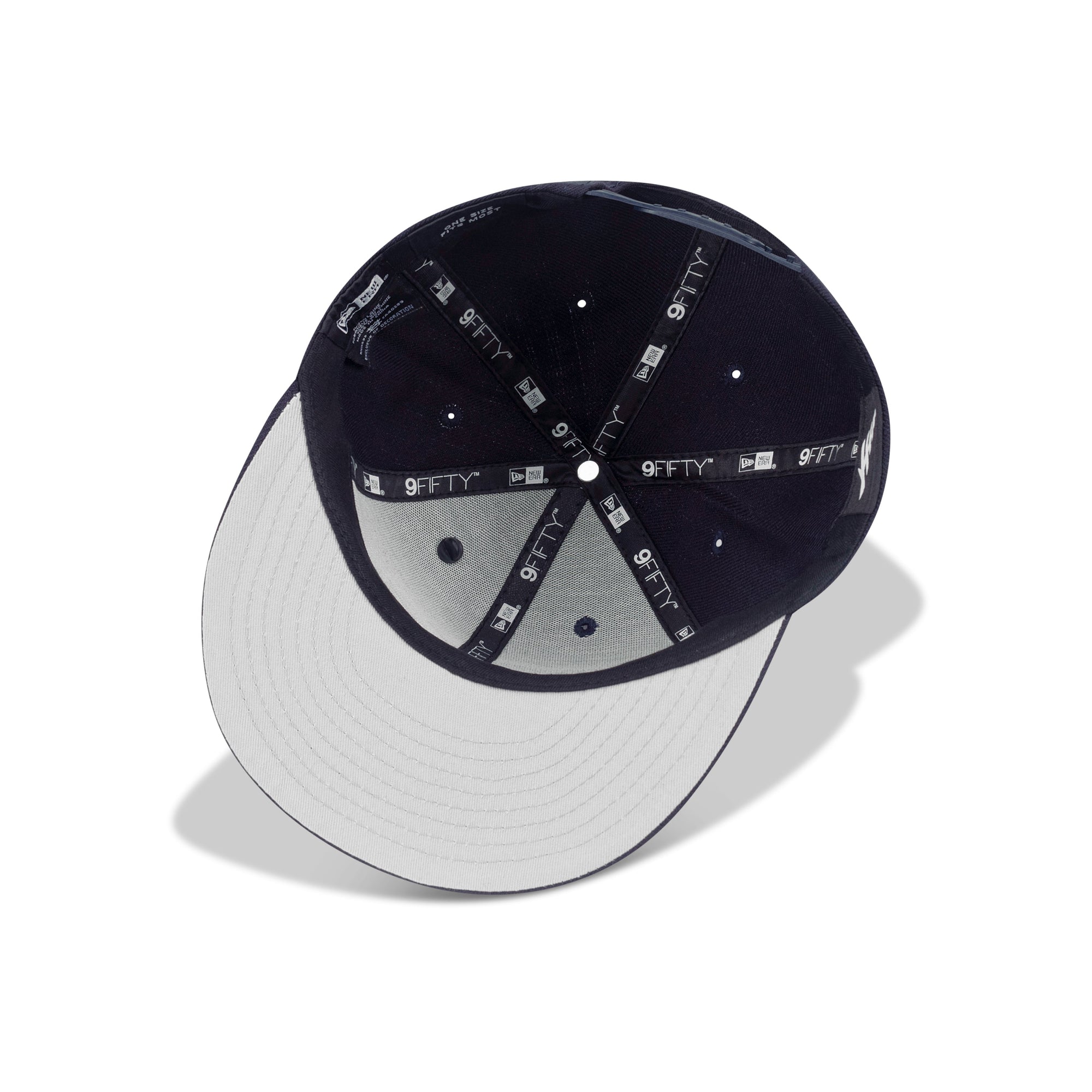 New Era Roc Nation The Crown Original Snapback Grey Bottom "Navy White"