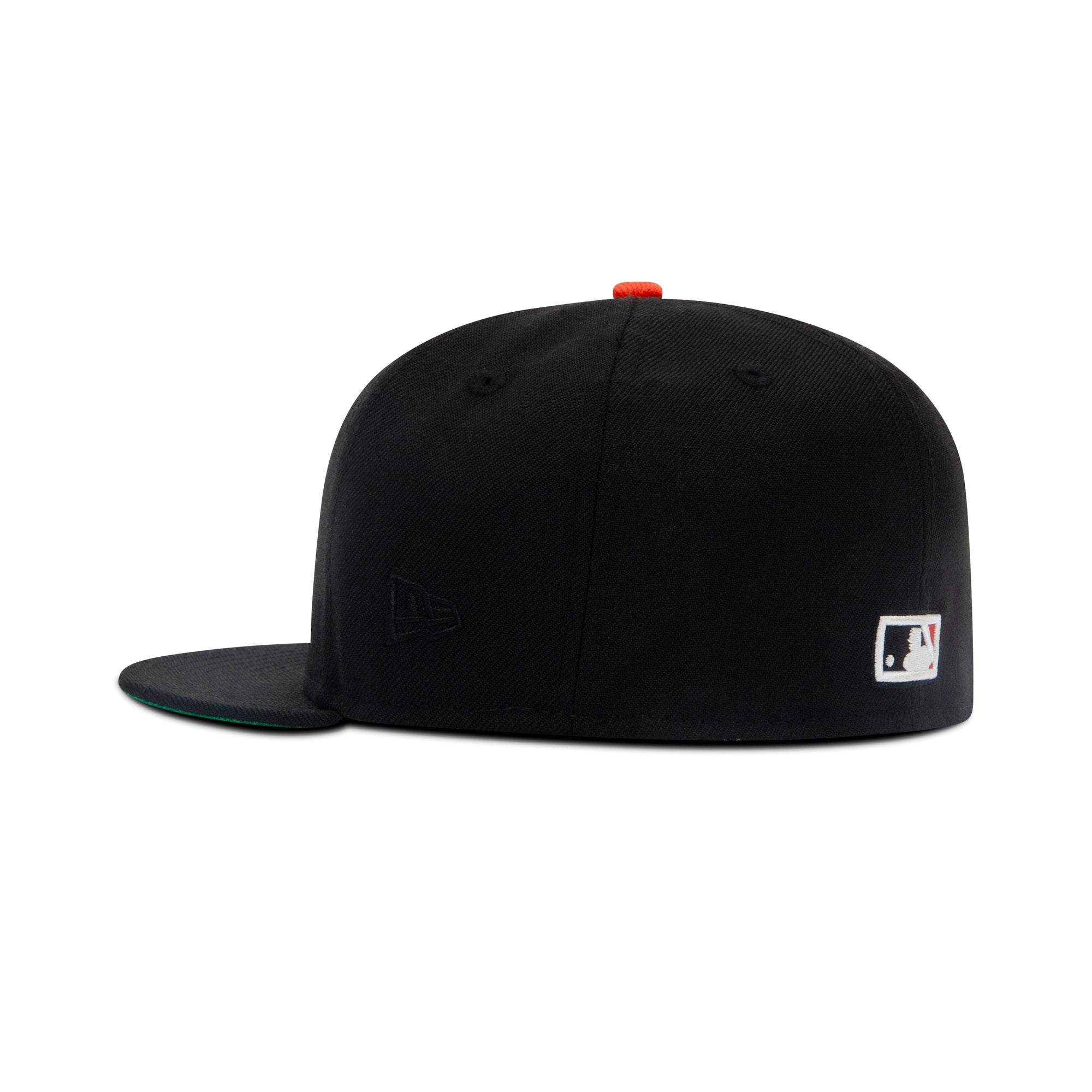 New Era New York Giants Polo Stadium Fitted Green Bottom "Black Orange" (1954 Giants Embroidery)