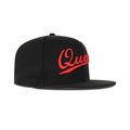 New Era Queens NY Fitted Grey Bottom "Black Red"