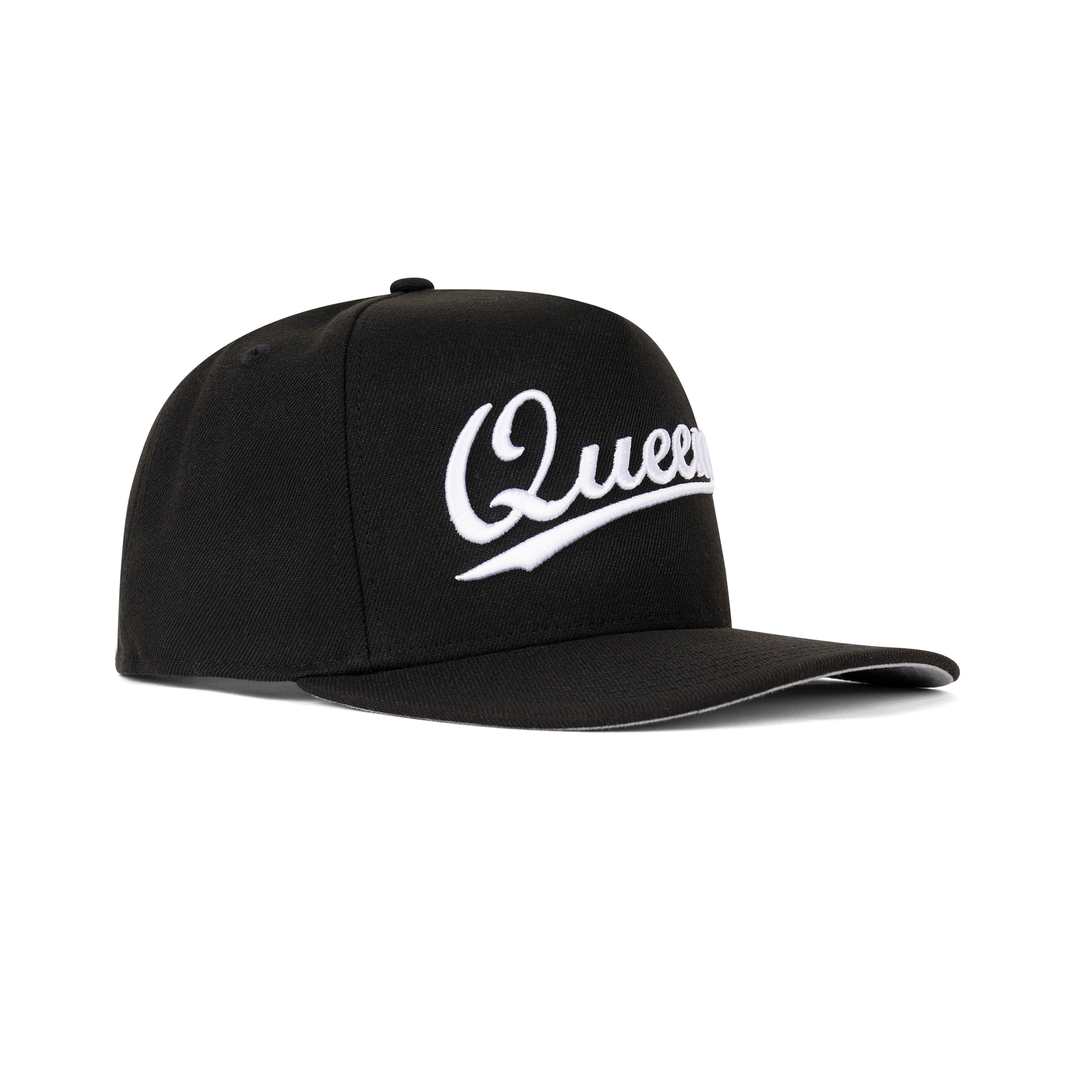 New Era Queens NY A-Frame Snapback Grey Bottom "Black White"
