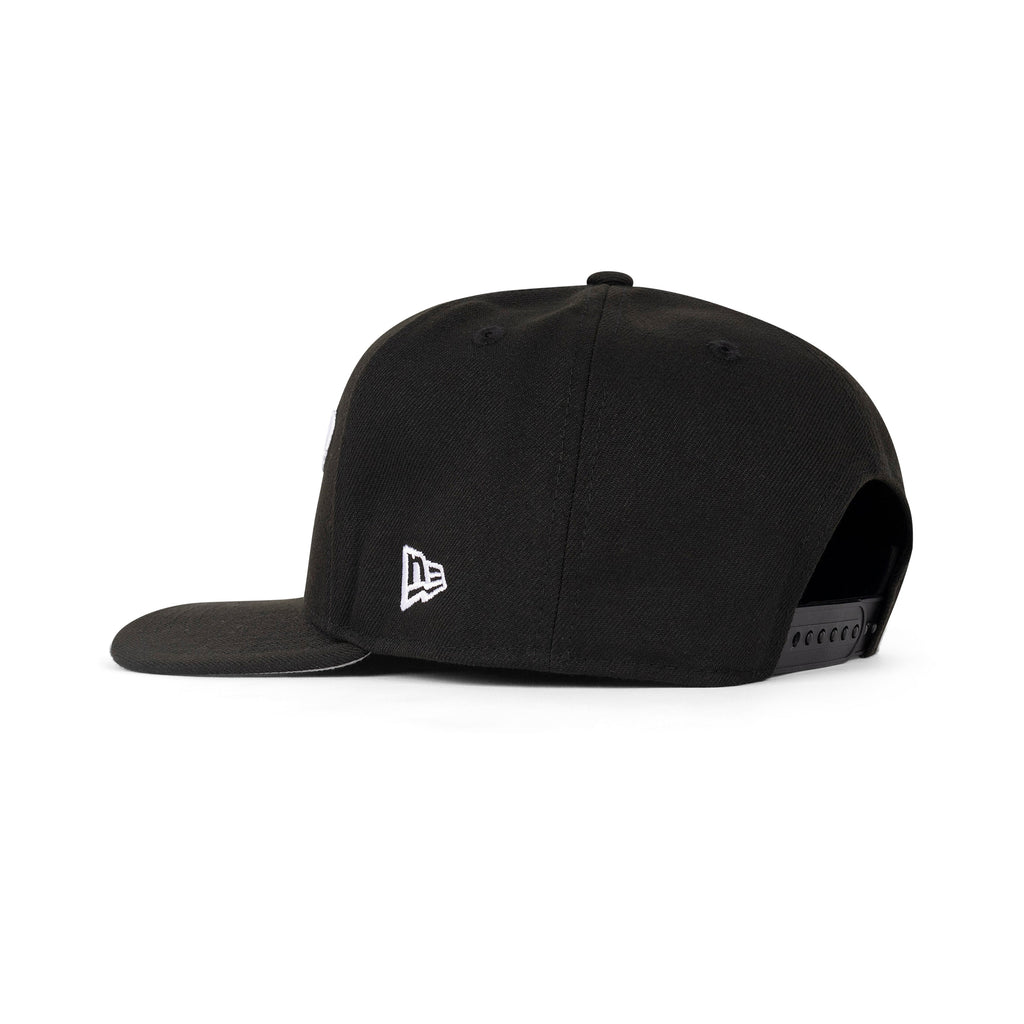 New Era Queens NY A-Frame Snapback Grey Bottom "Black White"