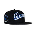 New Era Queens NY Fitted Grey Bottom "Black White Royal" (New York City Embroidery)