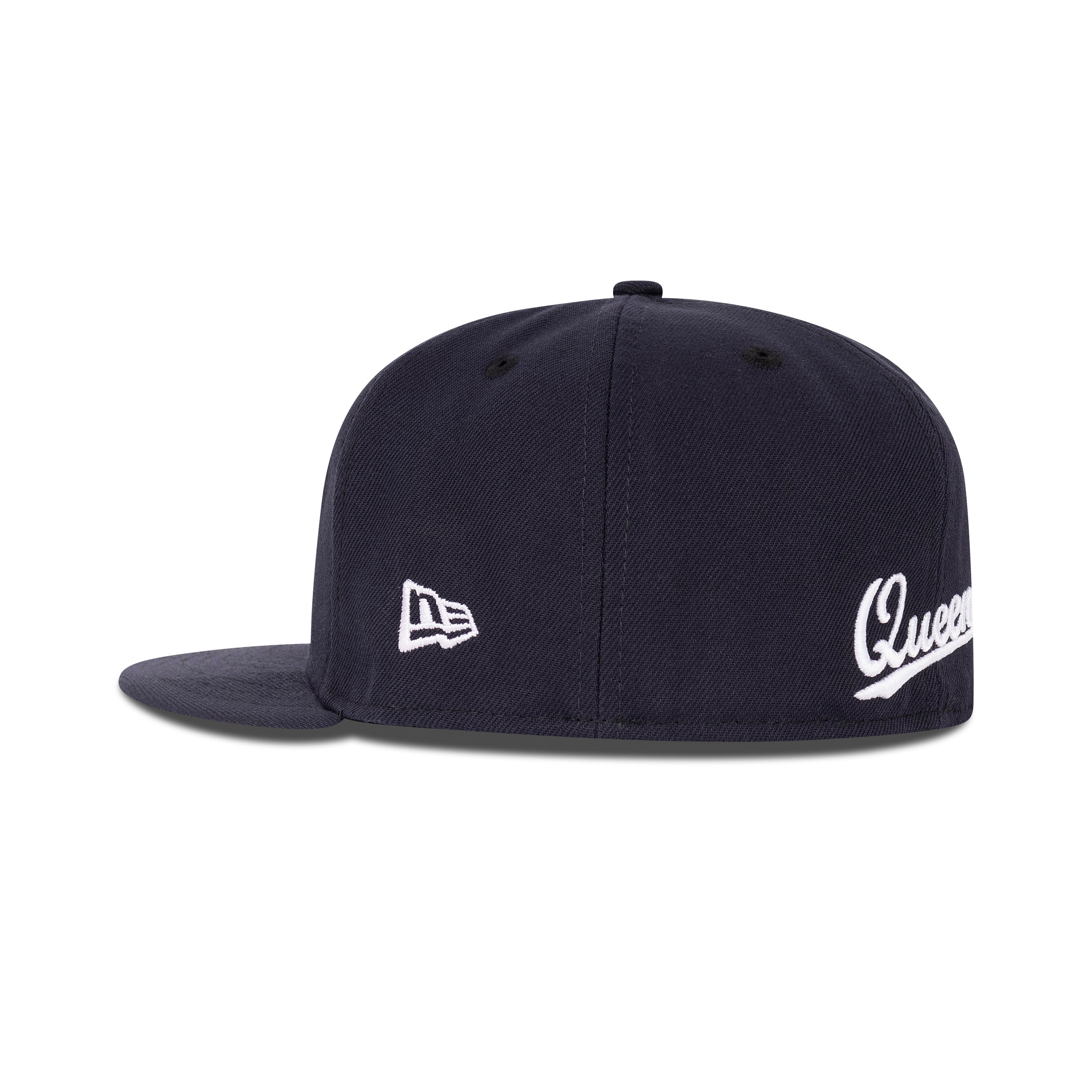 New Era Queens NY Fitted Grey Bottom "Navy Grey White"
