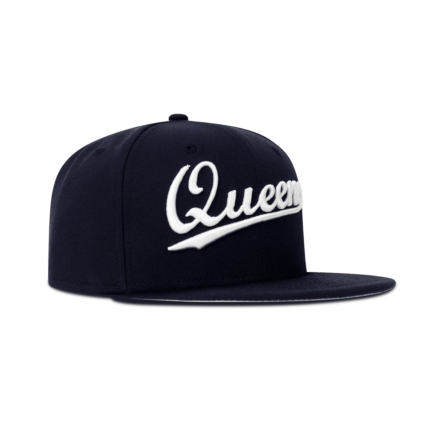 New Era Queens NY Fitted Grey Bottom "Navy White"