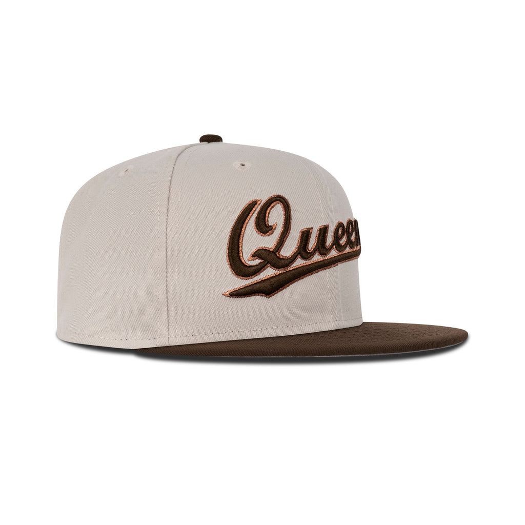 New Era Queens NY Fitted Grey Bottom "Stone Walnut Copper"