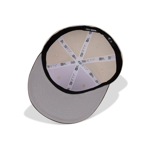 New Era Queens NY Fitted Grey Bottom "Stone Walnut Copper"