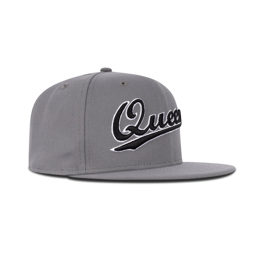 New Era Queens NY Fitted Grey Bottom "Storm Grey Black White"