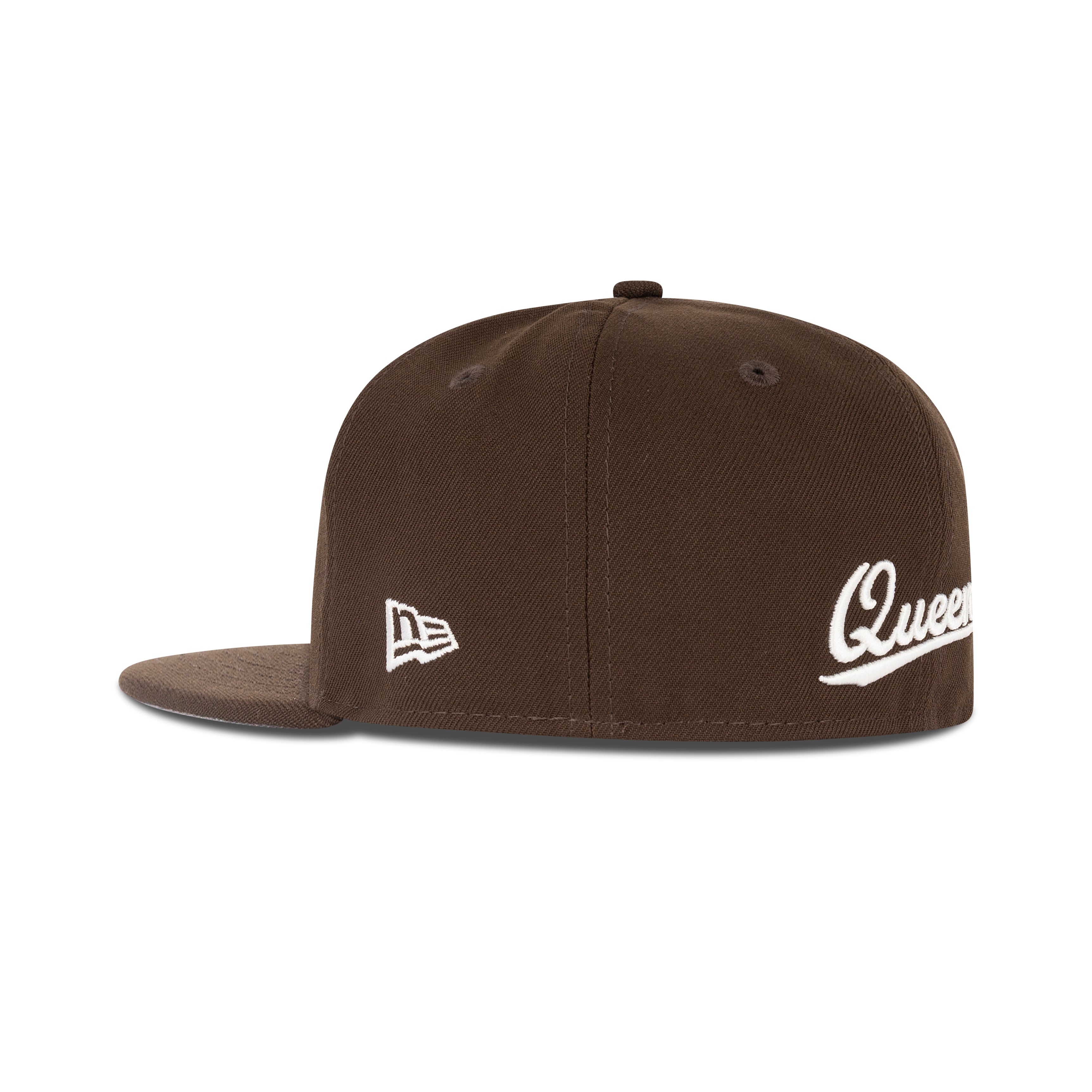 New Era Queens NY Fitted Grey Bottom "Walnut White"