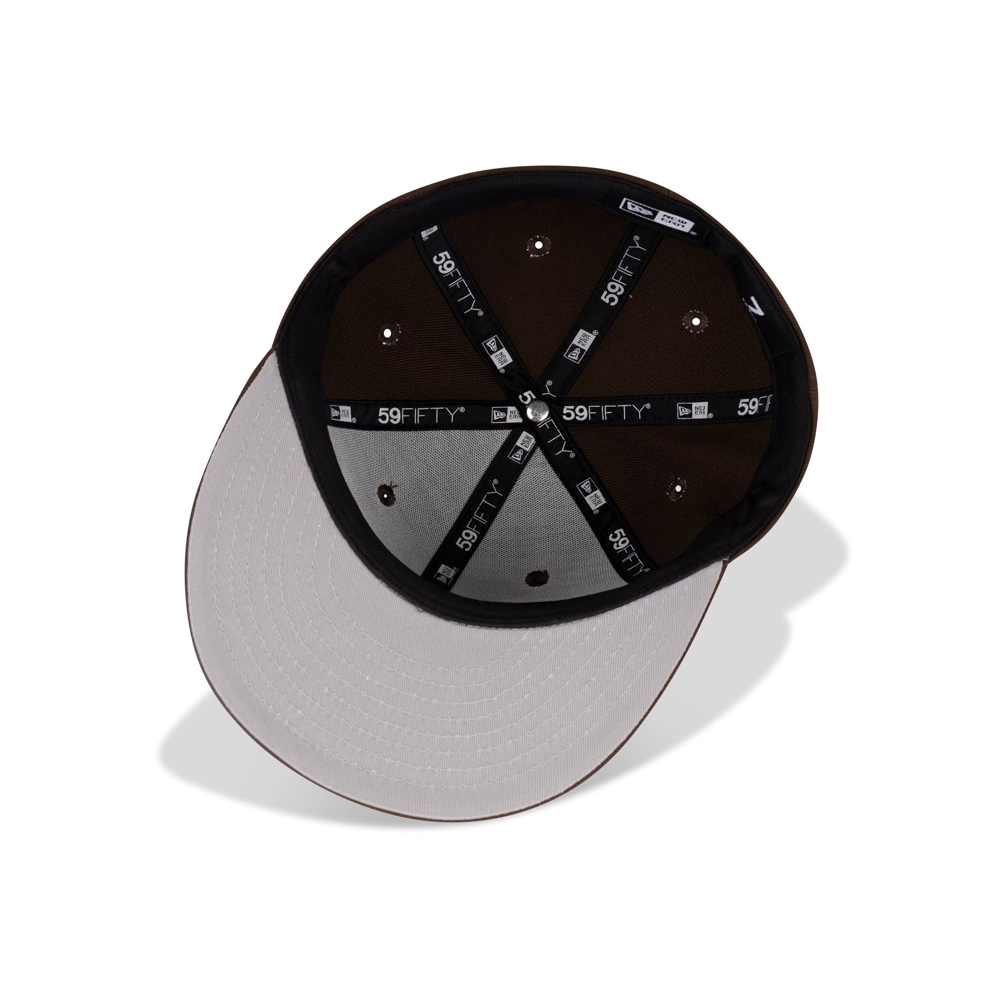 New Era Queens NY Fitted Grey Bottom "Walnut White"