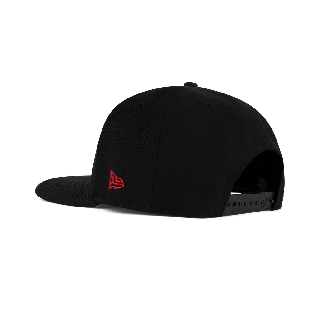 New Era Las Vegas Raiders Snapback A-Frame Gray Bottom "Black Red White Metallic Aluminum" (Super Bowl Champions Embroidery)