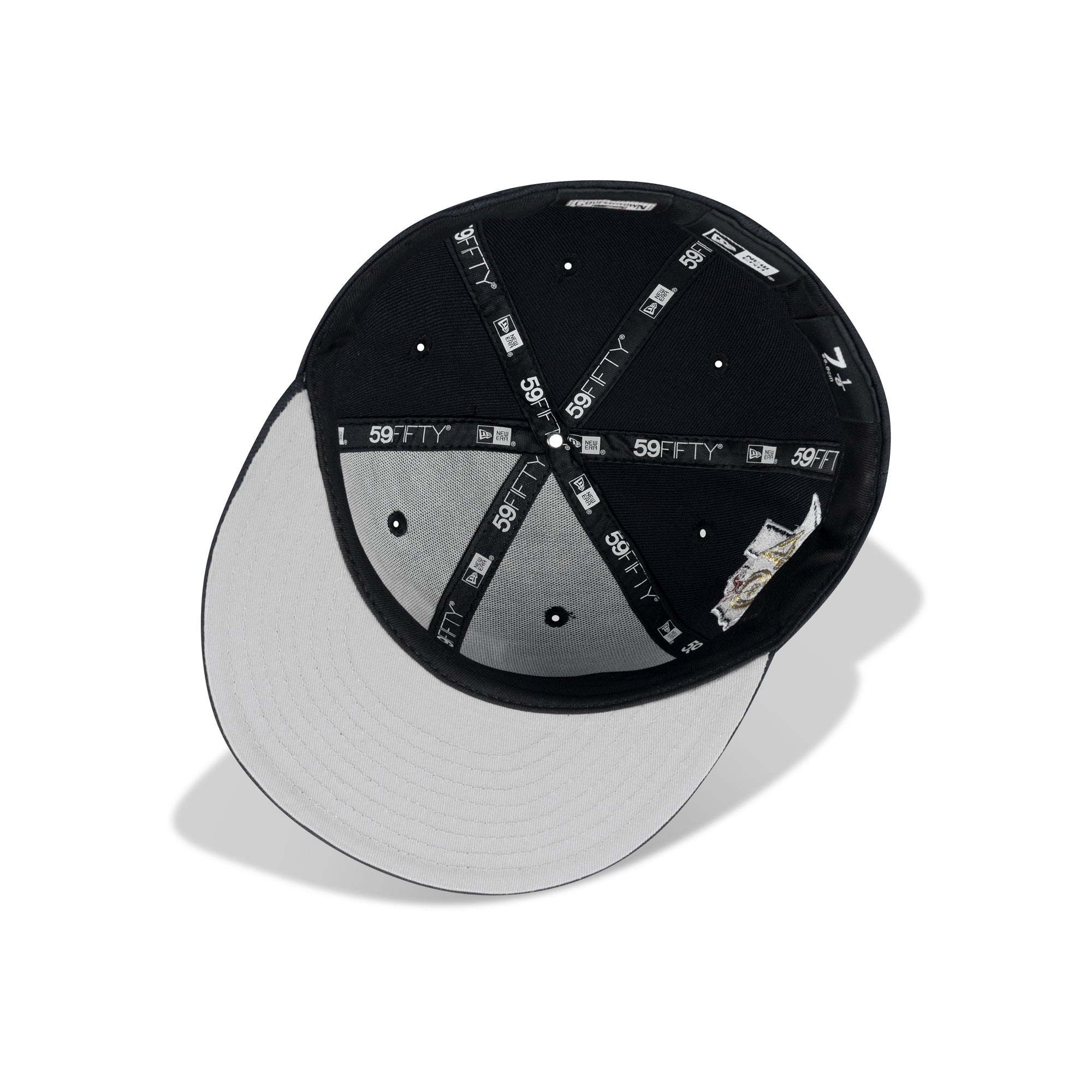 New Era Texas Rangers Fitted Grey Bottom "Navy White Gold" (40th Anniversary Embroidery)