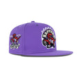 New Era Toronto Raptors Fitted Grey Bottom "Purple Red Silver" (1995-96 Inaugural Season Embroidery)